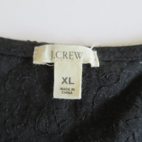 🎉🎉HPx4🎉🎉 J. Crew Black Sequined Tank Top, Scoop Neck - Size XL - EUC - Picture 6 of 6